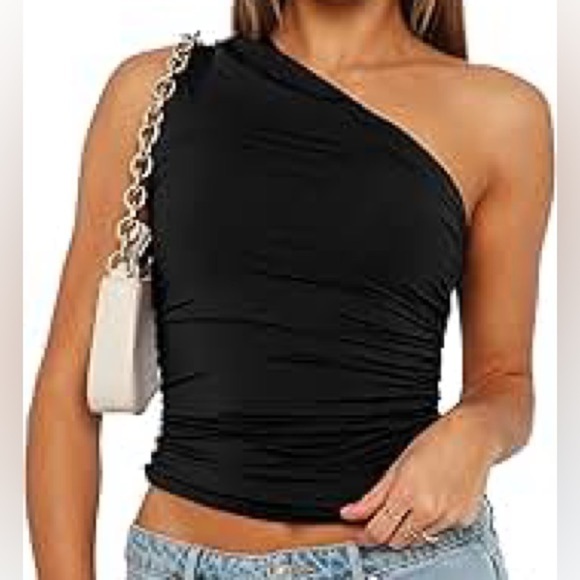 21 Saints One Shoulder Asymmetrical Girls Night Out Top Size M/L - Picture 8 of 8